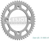 ESJOT Chain wheel 420 49z alu silver - thumbnail
