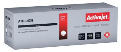 Activejet ATH-142N toner voor HP printer, Vervanging HP 142A W1420A; Supreme; 950 pagina's; zwart
