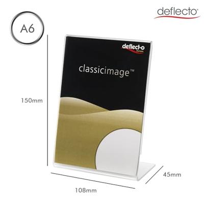 Deflecto folderhouder L-voet ft A6