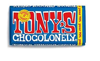 Chocolade Tony's Chocolonely puur reep 180gr | 15 stuks Chocolade Tony's Chocolonely puur reep 180gr | 15 stuks