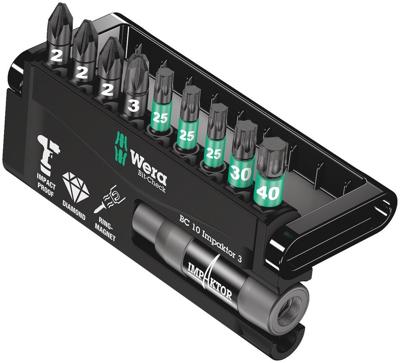 Wera Bit-Check 10 Impaktor 3 bitset