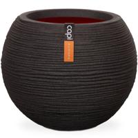 Capi Nature Rib NL bol 62x48cm bloempot zwart - thumbnail