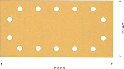 Bosch Accessoires Expert C470 schuurpapier voor vlakschuurmachines 115 x 230 mm, K120 10-delig - 2608900863 Bosch Accessoires Expert C470 schuurpapier voor vlakschuurmachines 115 x 230 mm, K120 10-delig - 2608900863