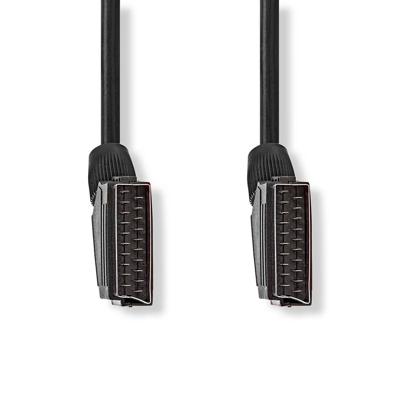 Nedis SCART-Kabel | SCART Male naar SCART Male | 2 m | 1 stuks - CVGB31000BK20 CVGB31000BK20