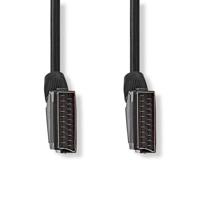 Nedis SCART-Kabel | SCART Male naar SCART Male | 2 m | 1 stuks - CVGB31000BK20 CVGB31000BK20 - thumbnail
