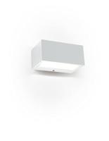 ECO-Light Gemini 1891S WH LED-buitenlamp (wand) LED LED vast ingebouwd 9 W Wit - thumbnail