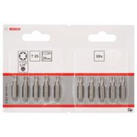 Bosch Accessoires Bit extra-hard T25, 25 mm 10st - 2607001616 - thumbnail