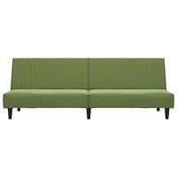 Slaapbank 2-zits fluweel lichtgroen - thumbnail