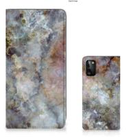 Samsung Galaxy A41 | Standcase | Marmer Grijs - thumbnail