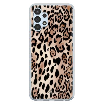 Samsung Galaxy A13 4G siliconen hoesje - Golden wildcat Samsung Galaxy A13 4G siliconen hoesje - Golden wildcat