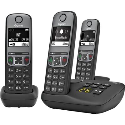 Gigaset A705A TRIO DECT Telefoon + Antwoordapparaat Zwart