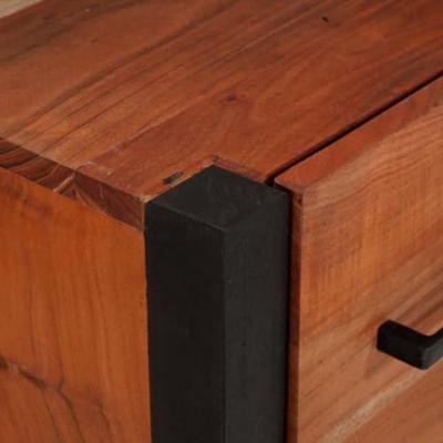 Dressoir met lade Bruin 55 x 30 x 75 cm Massief Acaciahout