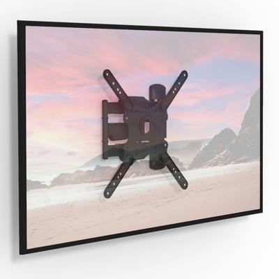 Cavus wme102 full motion single tv muurbeugel vanaf 23 inch schermen zwart