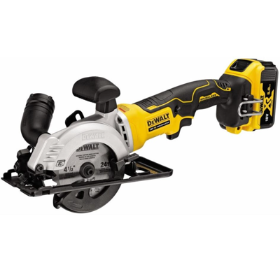 DeWALT DCS571P2 Accu ultra compact cirkelzaag 115mm 18V XR 5.0Ah in TSTAK DeWALT DCS571P2 Accu ultra compact cirkelzaag 115mm 18V XR 5.0Ah in TSTAK