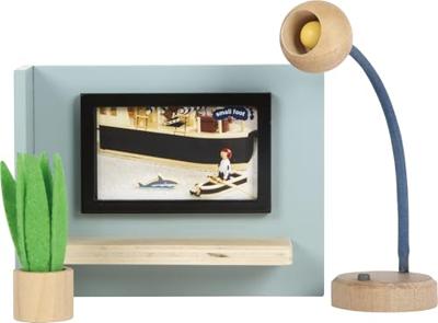 Small Foot - houten poppenhuis meubeltjes woonkamer