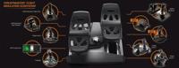 Thrustmaster T16000M FCS Flight Pack Vliegsimulator joystick USB PC Zwart Incl. pedaal, Incl. schuifregelaar - thumbnail