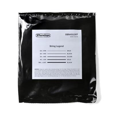 Dunlop DBN45130T Nickel Wound Tapered Long Scale 40-130 voor 5-snarige basgitaar - thumbnail