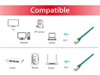 Equip Patchkabel Platinum RJ45 S/FTP Cat6A (SSTP) PIMF HF polyzak, 10,00 m, groen - thumbnail