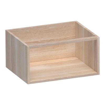 Brauer Flourish - Bijkast - 60 cm - met 1 Opbergvak - Lamellen Eiken Wit