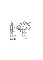 ESJOT Sprocket 520 15z standard - thumbnail