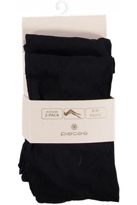 PIECES panty Nikoline 40 denier - set van 2 zwart PIECES panty Nikoline 40 denier - set van 2 zwart