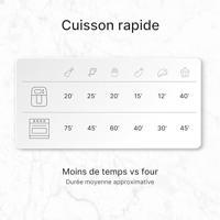 Luchtfriteuse UFESA SPARROW Zwart 6 L - thumbnail