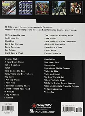 Hal Leonard Really Easy Piano The Beatles Collection songboek voor piano