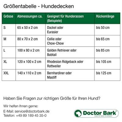 Doctor Bark Hondendeken, groot, grijs