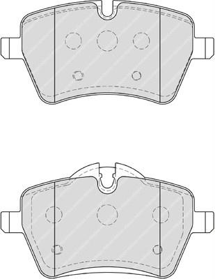 Remblokken set FDB4080