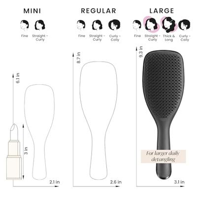 Tangle Teezer the wet detangler large black