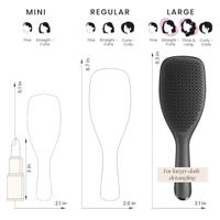 Tangle Teezer The Wet Detangler Large Wet Detangling Brush Black - thumbnail