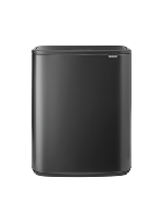 Brabantia Bo touch bin, 60 liter confident grey - thumbnail