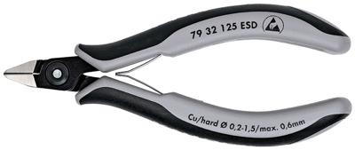 Knipex Zijsnijtang spitse-kop 125 mm ESD - 7932125ESD