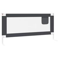 VidaXL Bedhekje peuter 190x25 cm stof donkergrijs - thumbnail