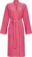 Flamingoroze uniseks badjas badstof - thumbnail