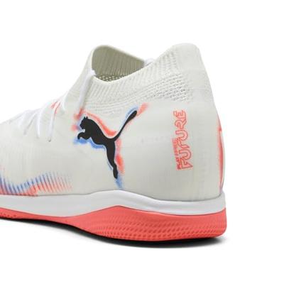 PUMA Future 8 Match Zaalvoetbalschoenen (IN) Wit Felrood Blauw PUMA Future 8 Match Zaalvoetbalschoenen (IN) Wit Felrood Blauw