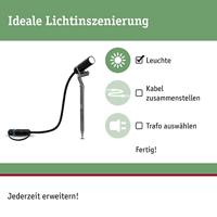 Paulmann Plantini 94156 Verlichtingssysteem Plug&Shine LED-tuinspot uitbreidingsset Set van 3 stuks LED 7.5 W Warmwit Antraciet - thumbnail