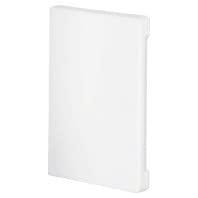 Hager BR6510069016 Eindstuk (b x d) 100 mm x 68 mm Wit 1 stuk(s)