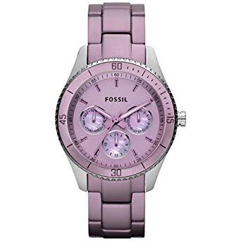 Horlogeband Fossil ES3038 Camouflage stof Paars 18mm Horlogeband Fossil ES3038 Camouflage stof Paars 18mm