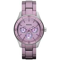 Horlogeband Fossil ES3038 Camouflage stof Paars 18mm - thumbnail