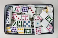 Selecta Tactic domino double nine spel in blik - thumbnail