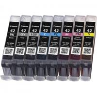 Canon Inktcartridge CLI-42 Origineel Combipack Zwart, Cyaan, Magenta, Geel, Foto cyaan, Foto magenta, Grijs 6384B010 - thumbnail