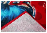 Miraculous Strandlaken Ladybug 70 x 140 cm rood - thumbnail