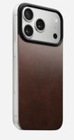 Nomad Magnetic Horween leather back iPhone 17 Pro Max - Rustic Brown - thumbnail