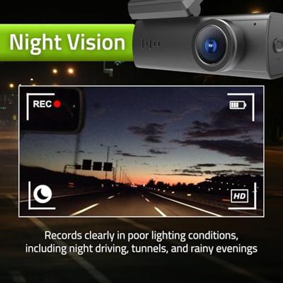 Nedis Dash Cam | 1080p@30fps | 2 MPixel | LCD | Nachtzicht | Zwart - DCAM1024BK Nedis Dash Cam | 1080p@30fps | 2 MPixel | LCD | Nachtzicht | Zwart - DCAM1024BK