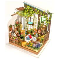 Robotime Miller's Garden met LED licht Knutselen Houten Modelbouw - thumbnail