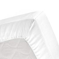 Cinderella single-split topper jersey 200x200/210 white tot 15cm - thumbnail