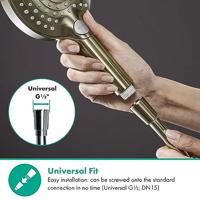 Doucheslang Isiflex HansGrohe 160 cm Gepolijst Goud - thumbnail