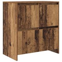 Dressoir met de deur Oud hout 70 x 41 x 75 cm Bewerkt hout - thumbnail