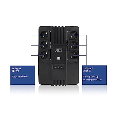 ACT AC2300 UPS 600VA 6 outlets - thumbnail